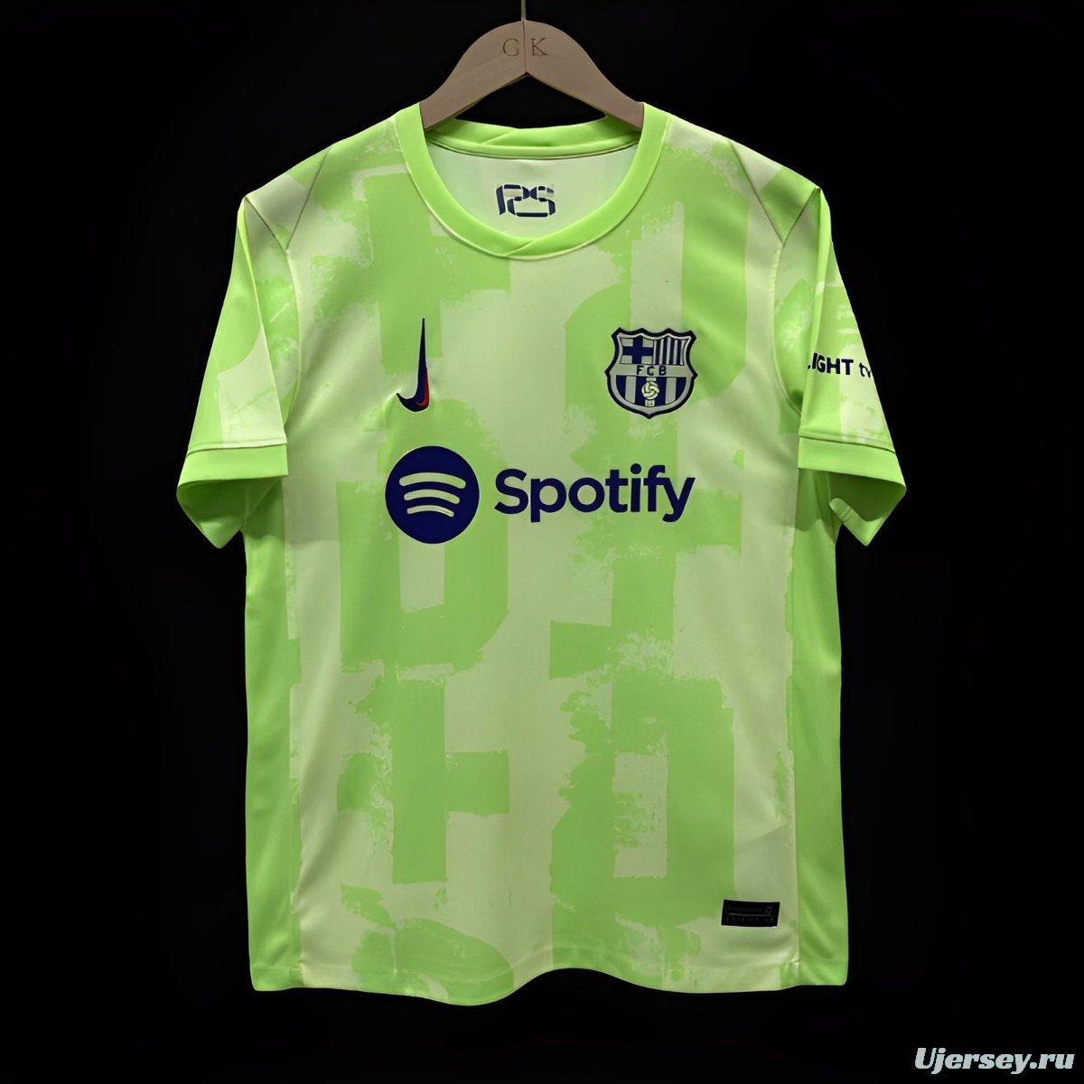 24/25 Barcelona Third Green Jersey