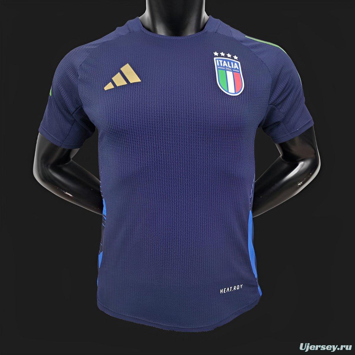 Player Version 2024 Italy Navy Special Jersey