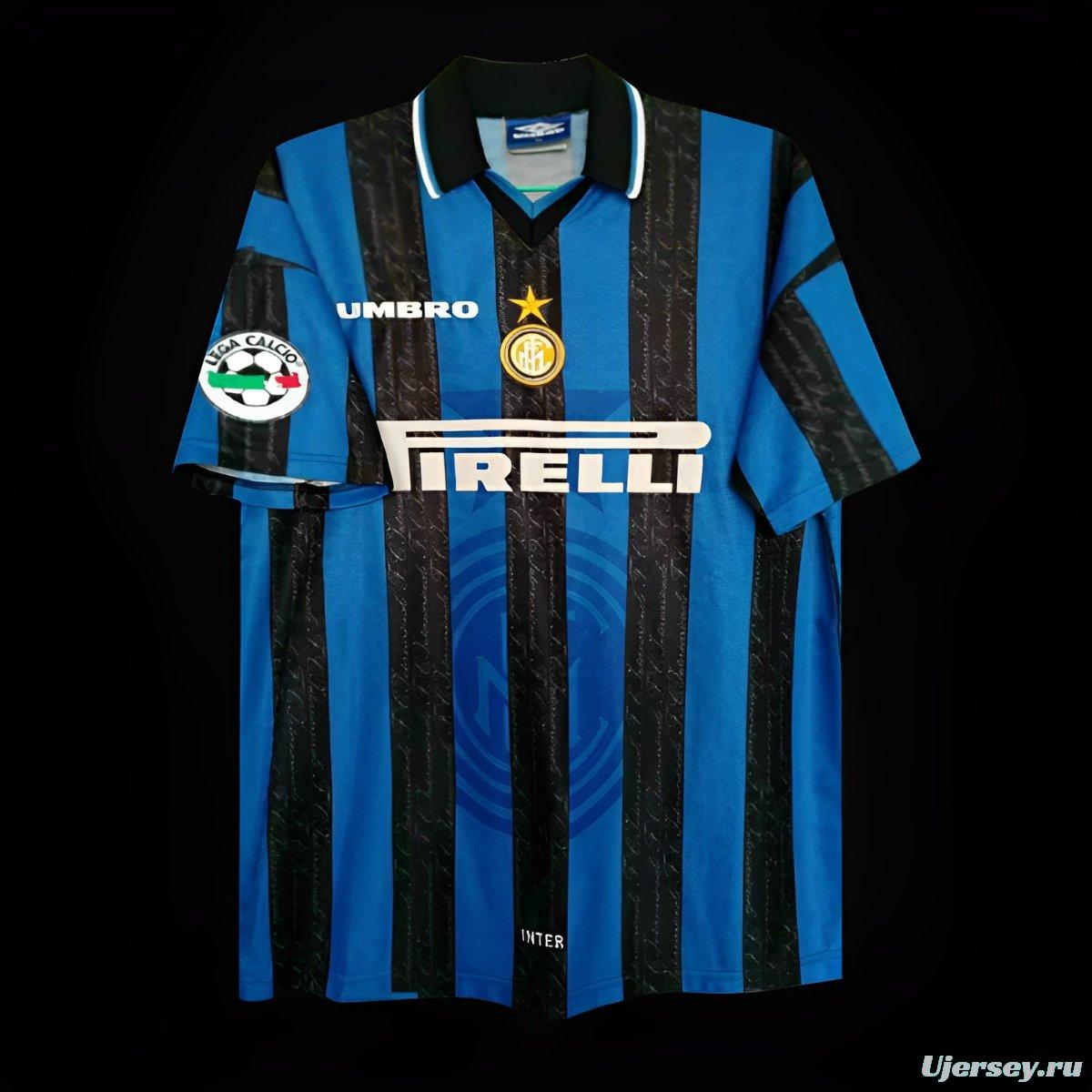 Retro 97/98 Inter Milan Home Jersey With Patch