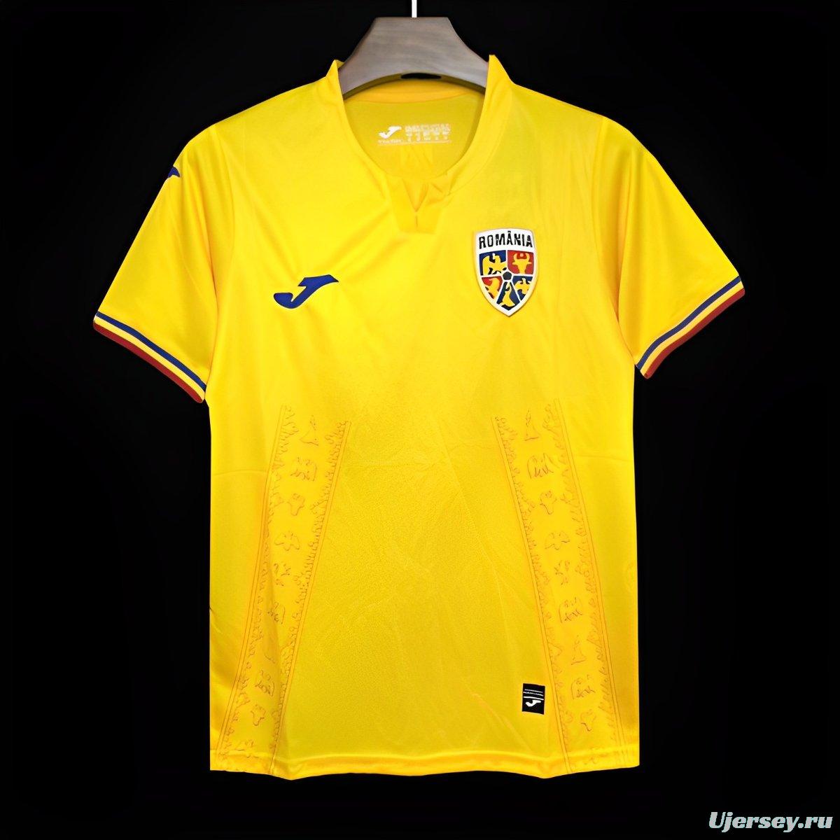 2024 Romania Euro Home Jersey