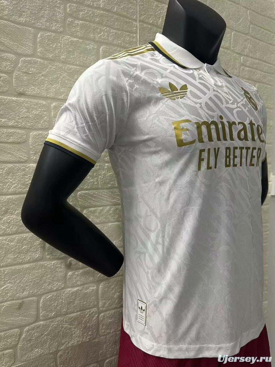 Player Version 24/25 Real Madrid White Special Pre-Match Jersey