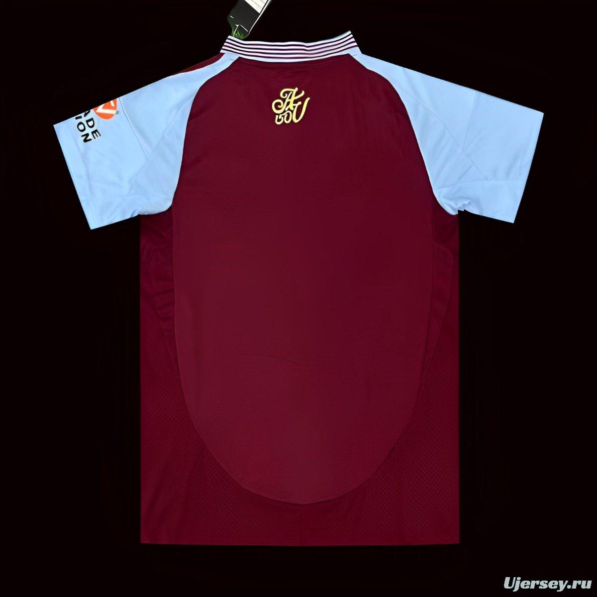 24/25 Aston Villa Home Jersey