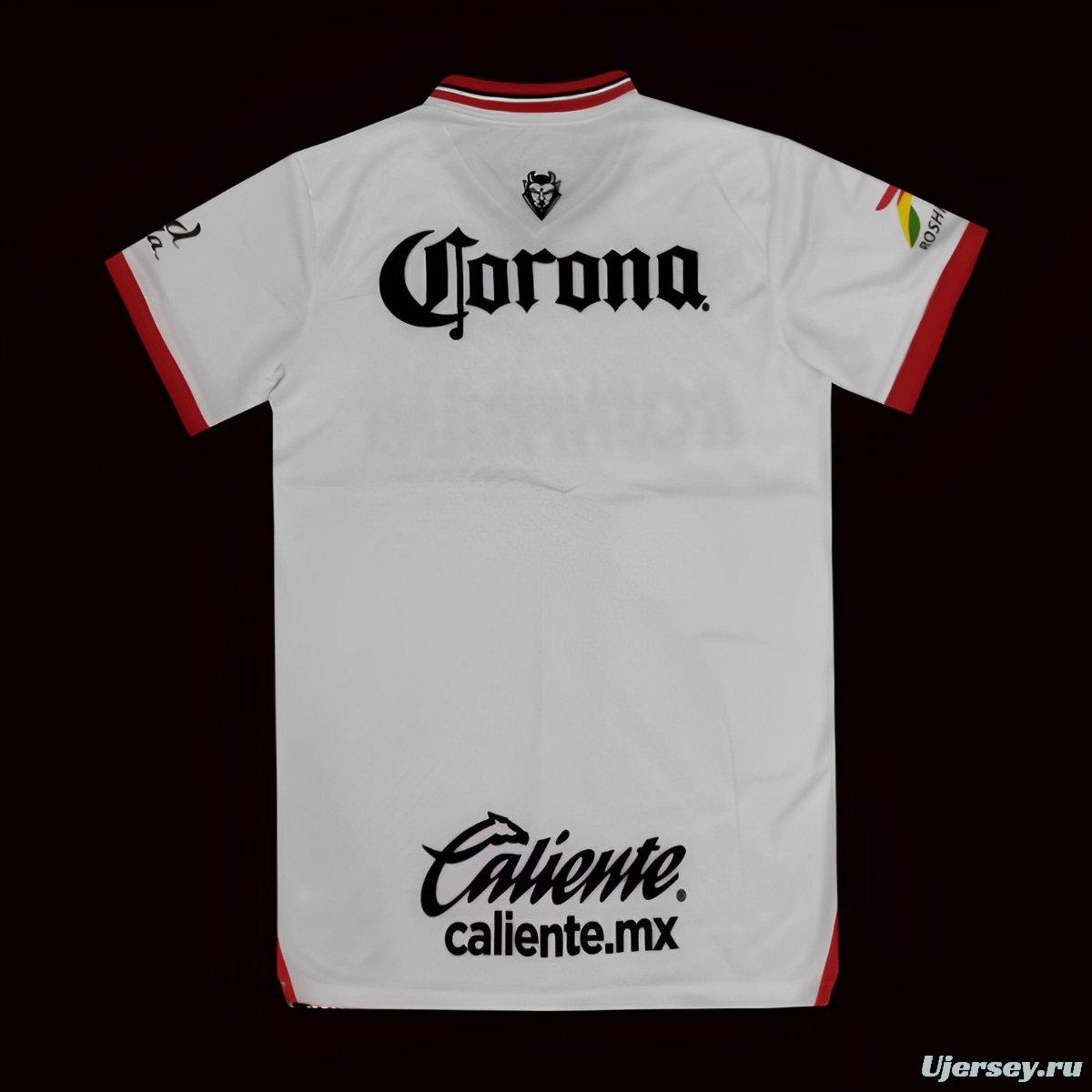 24/25 Toluca Away White Jersey