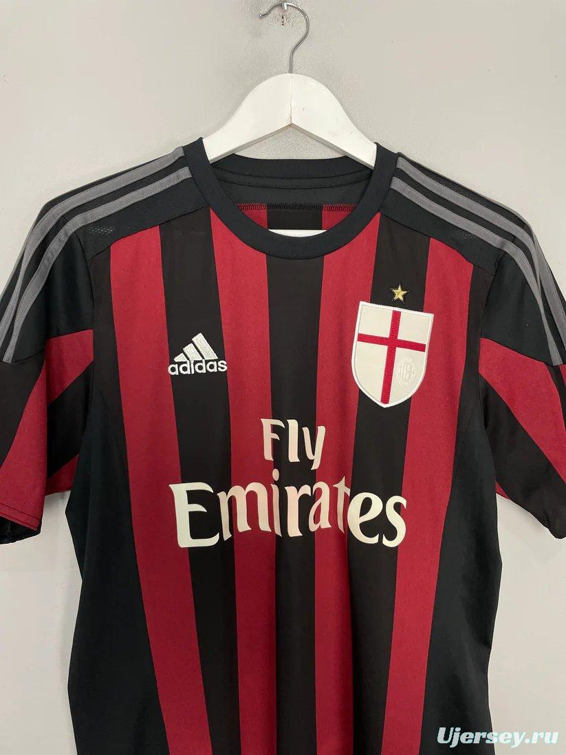 Retro 15/16 AC Milan Home Jersey