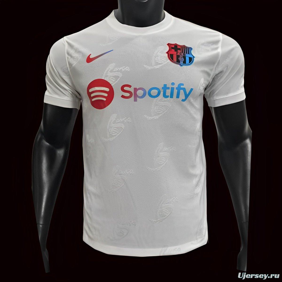 Player Version 24/25 Barcelona White Special Jersey