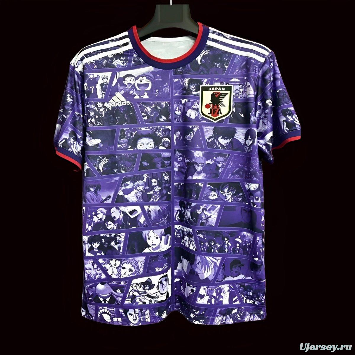 2024 Japan X Anime Purple Special Edition Jersey