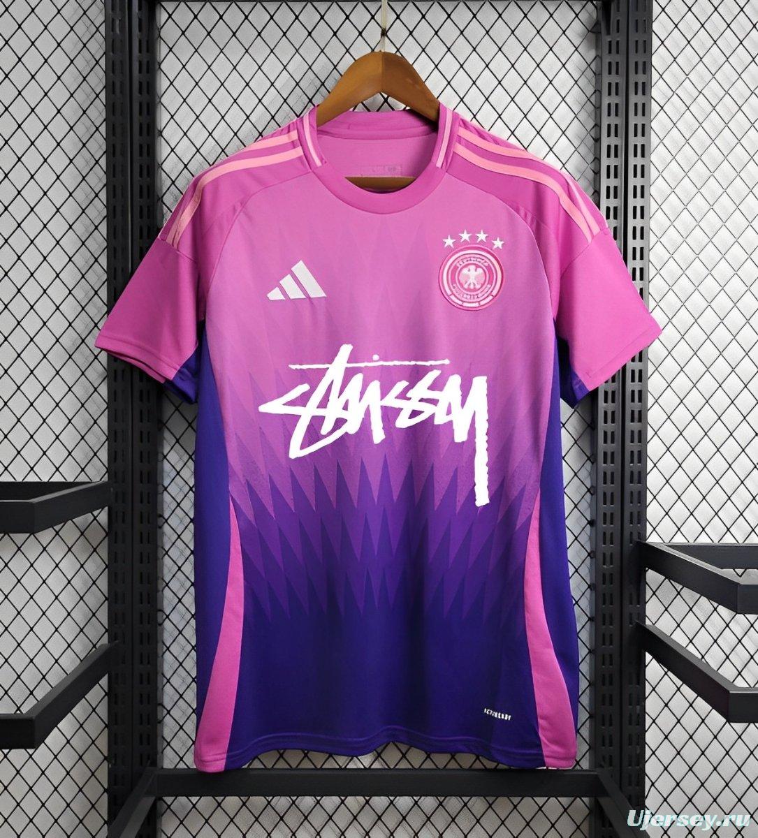 2024 Germany x Stussy Away Purple Jersey