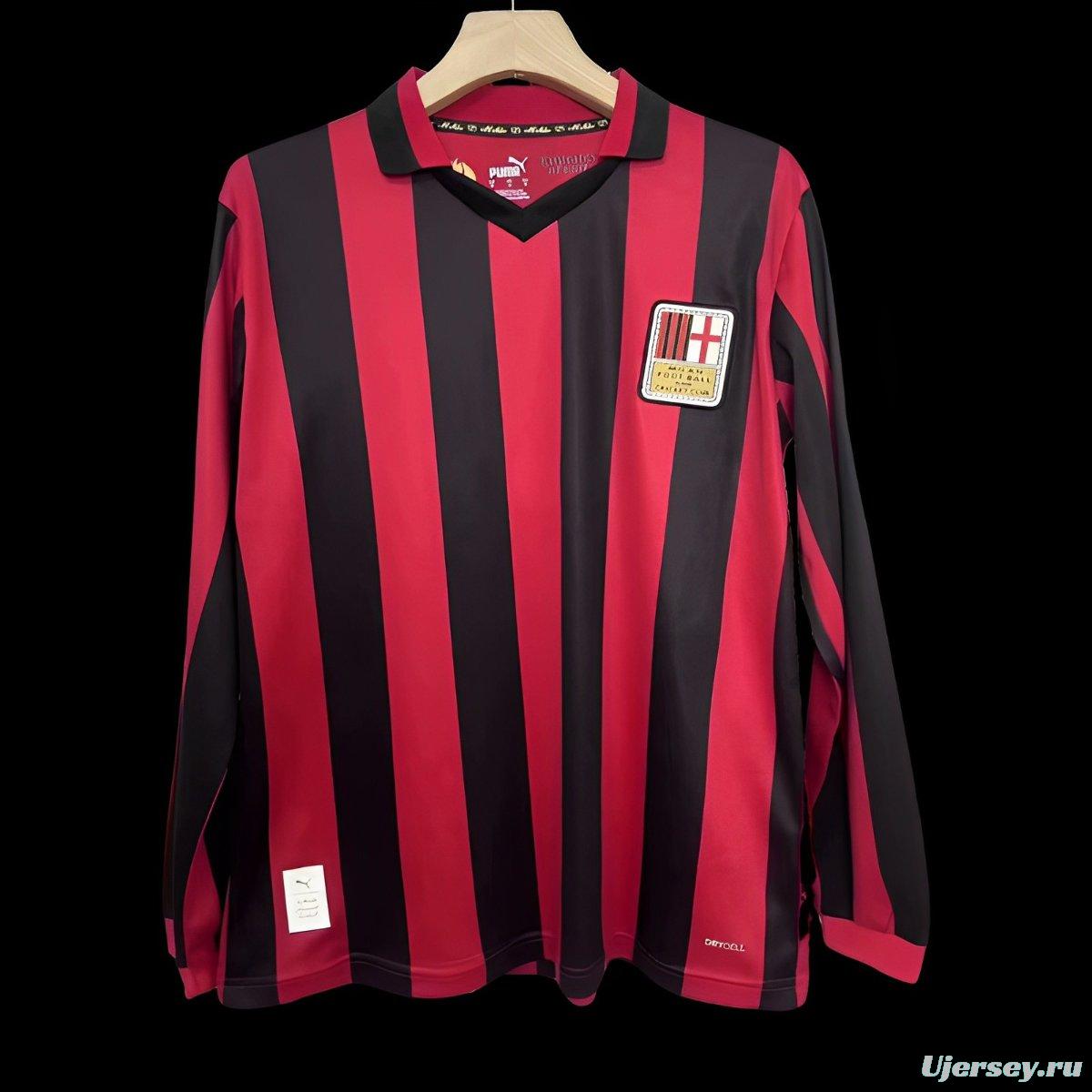 24/25 AC Milan 125Th Anniversary Home Long Sleeve Jersey