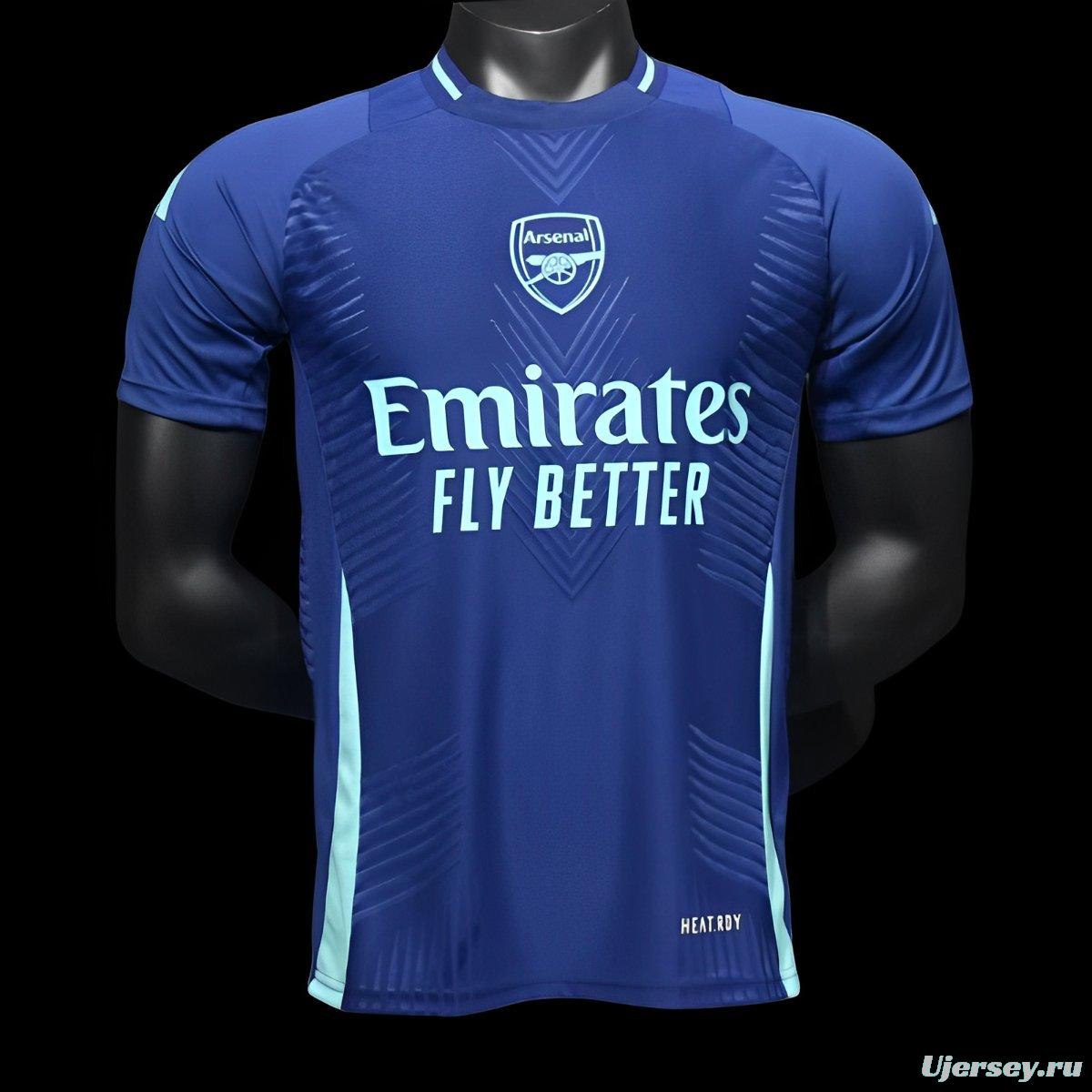 Player Version 24/25 Arsenal Blue Pre-Match Jersey