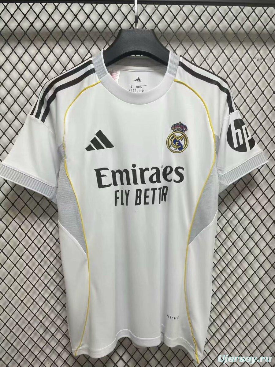 25/26 Real Madrid Home Jersey