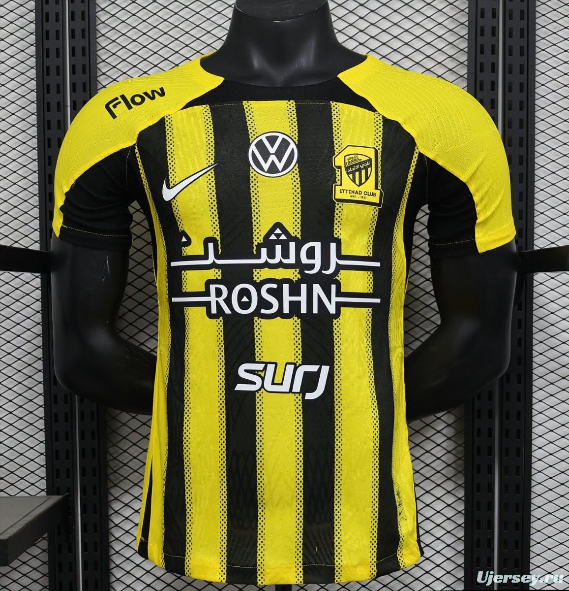 Player Version 25/26 Al-Ittihad Home Jersey