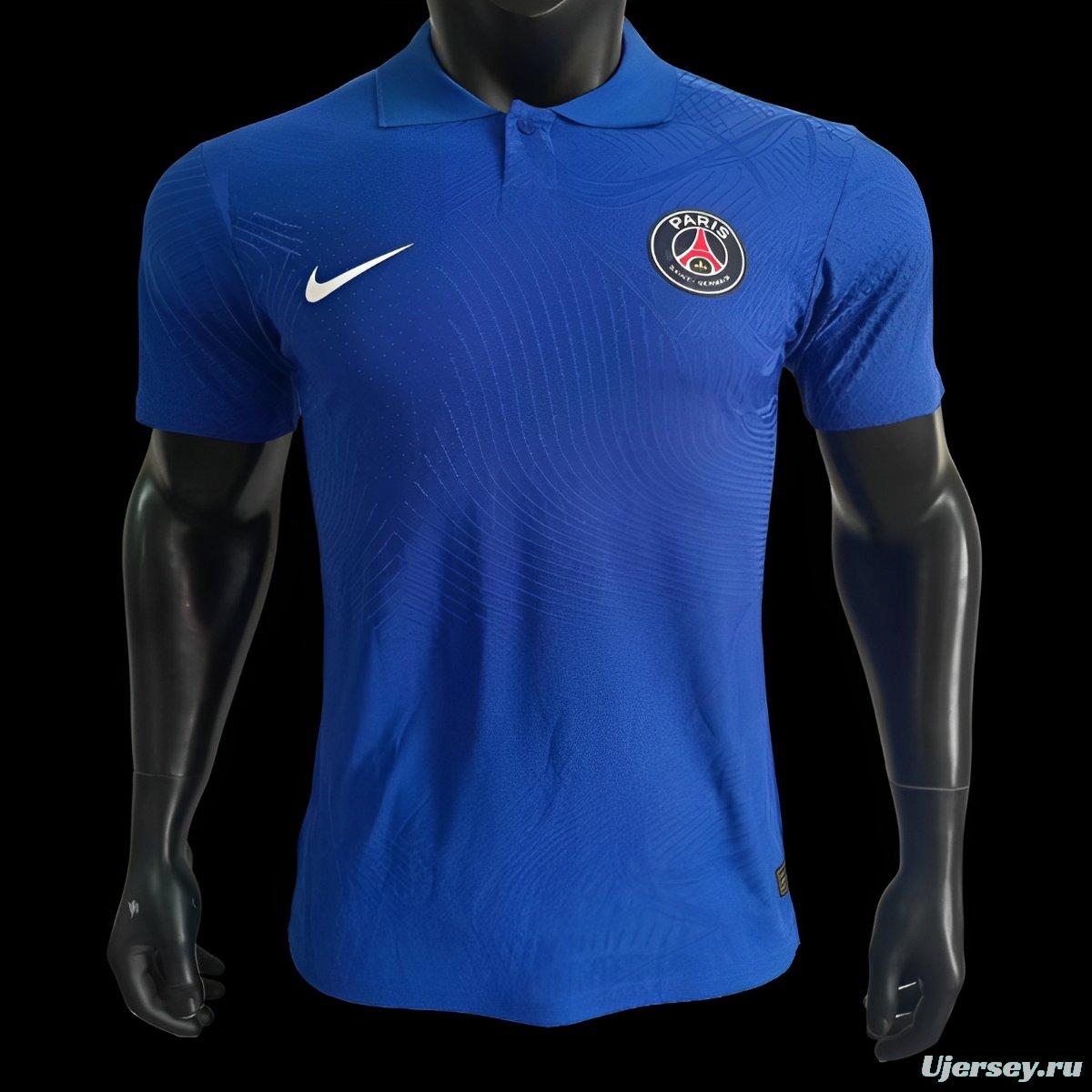 Player Version 24/25 PSG Blue Polo Jersey