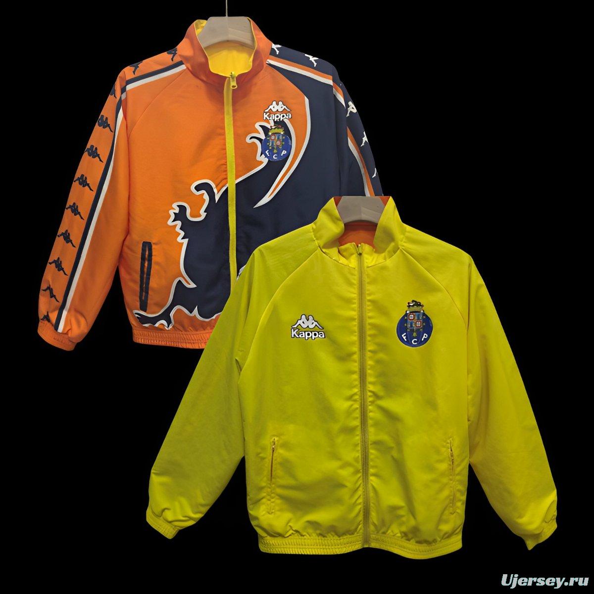 24/25 Porto Orange/Yellow Reversible Windbreaker