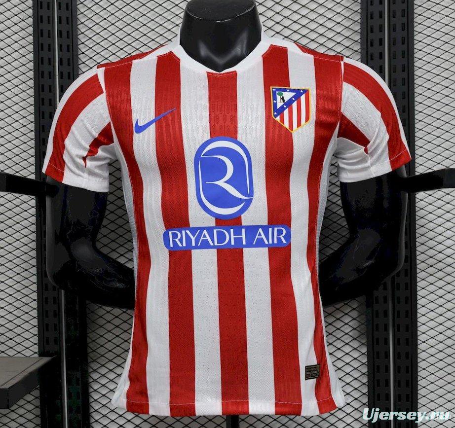 2025/26 Player Version Atletico Madrid Home Jersey