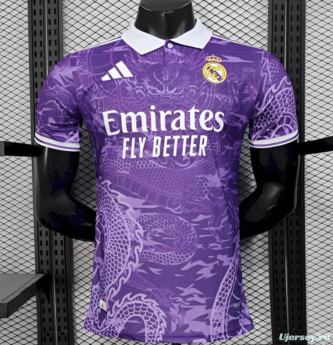 25/26 Player Version Real Madrid Purple Special Edition Jersey