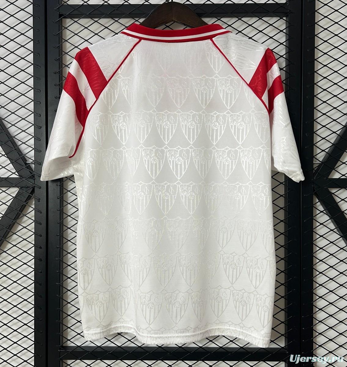 Retro 92/93 Sevilla FC Home Jersey