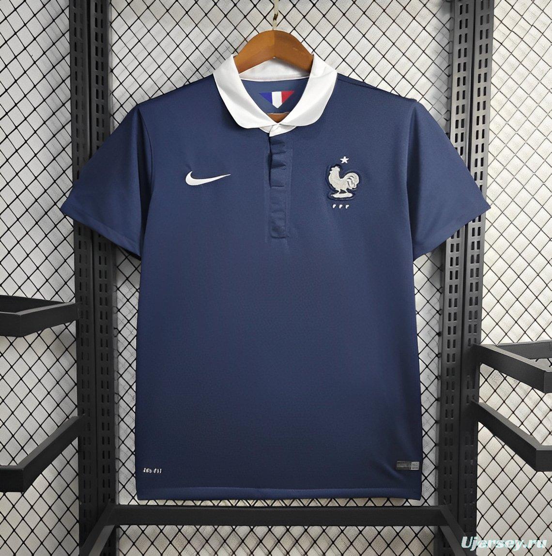 2014 Retro France Home Jersey