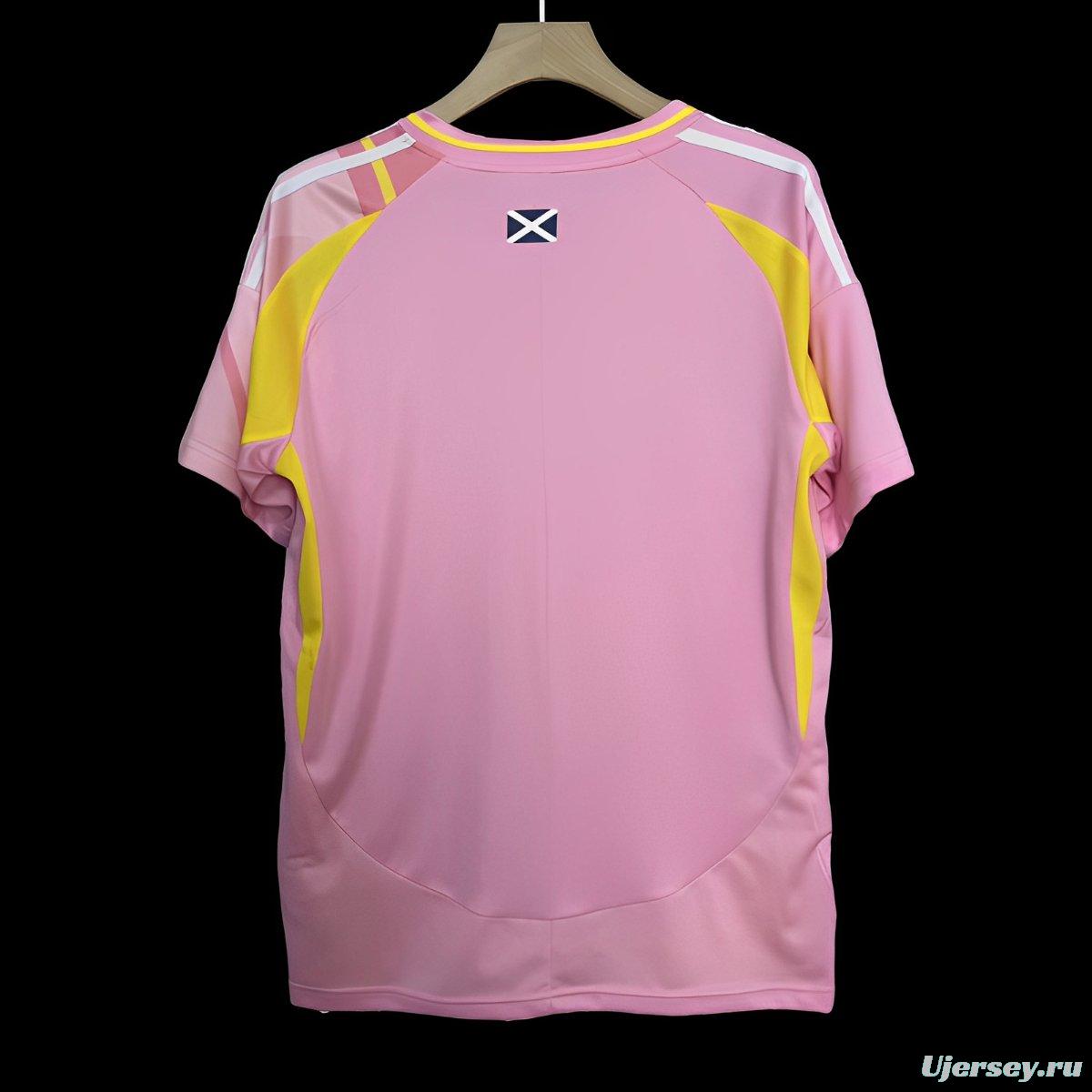 2025 Scotland Away Pink Jersey