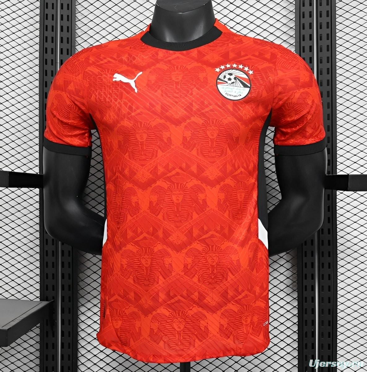 2024 Player Version Egypt Home Jersey