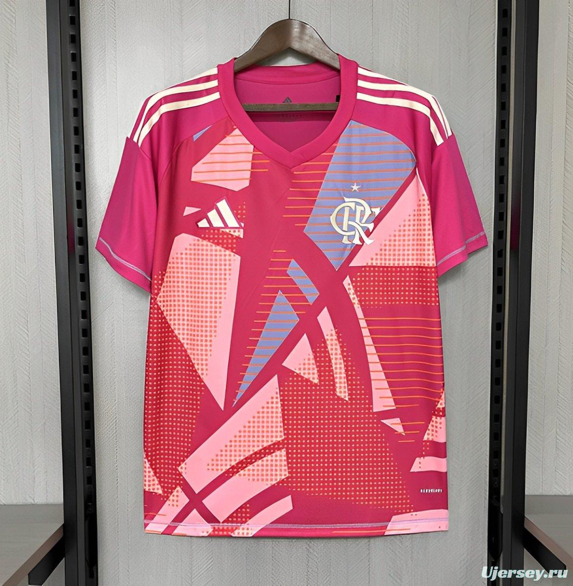 25/26 Flamengo Goalkeeper Pink Jersey S-XXXXL