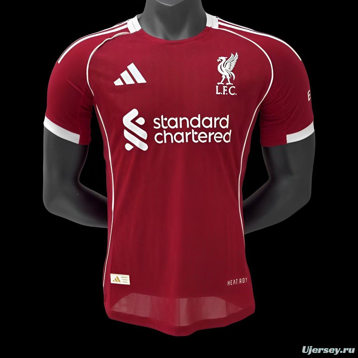Player Version 25/26 Liverpool Home Jersey
