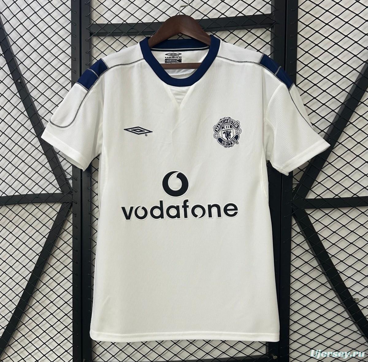 00/01 Retro Manchester United Away Jersey