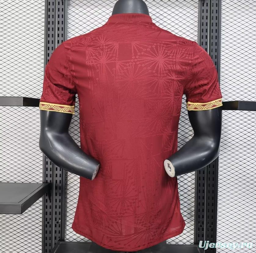 Player Version 2025 Mexico Gold Cup Wine Jersey