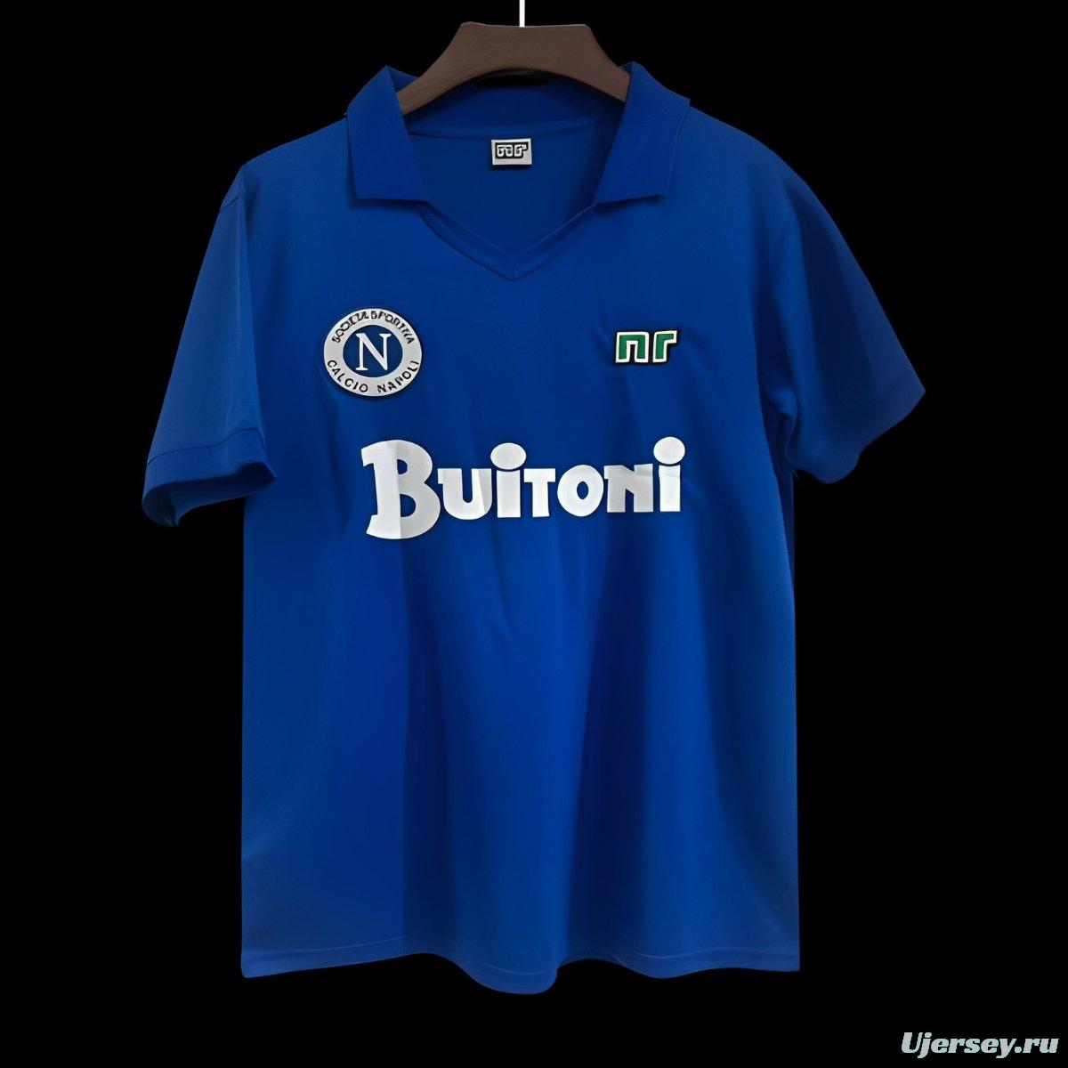 Retro 85/86 Napoli Home Jersey