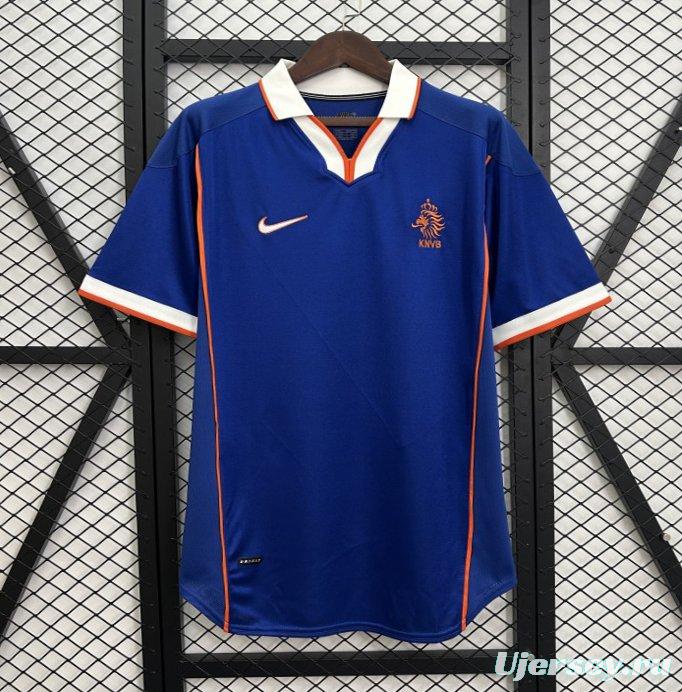 1998 Retro Netherlands Home Retro Jersey