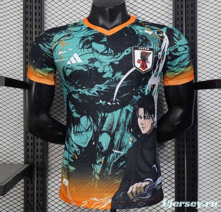 Player Version 2025 Japan Teal with Anime Warrior Jersey