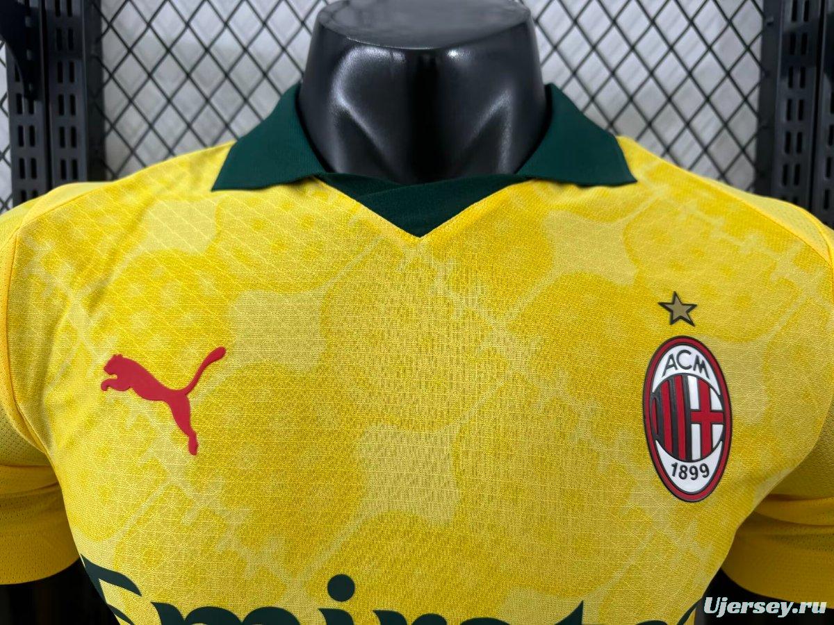 Player Version 25/26 AC Away Yellow Jersey