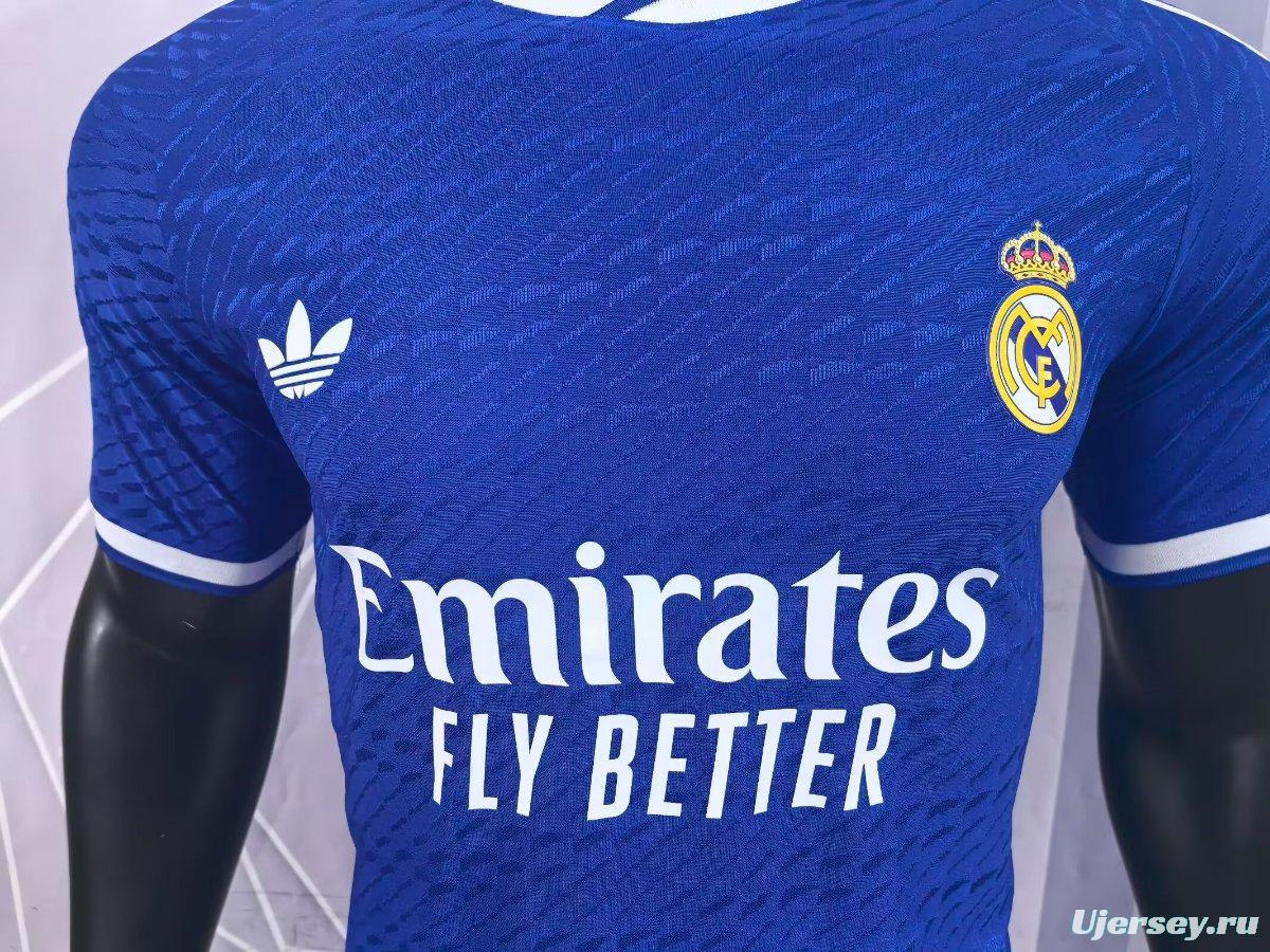 Player Version 25/26 Real Madrid Third Blue Jersey