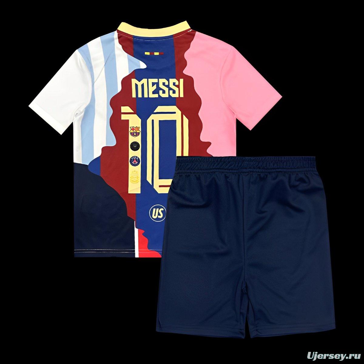 25/26 Kids Barcelona MESSI Jersey