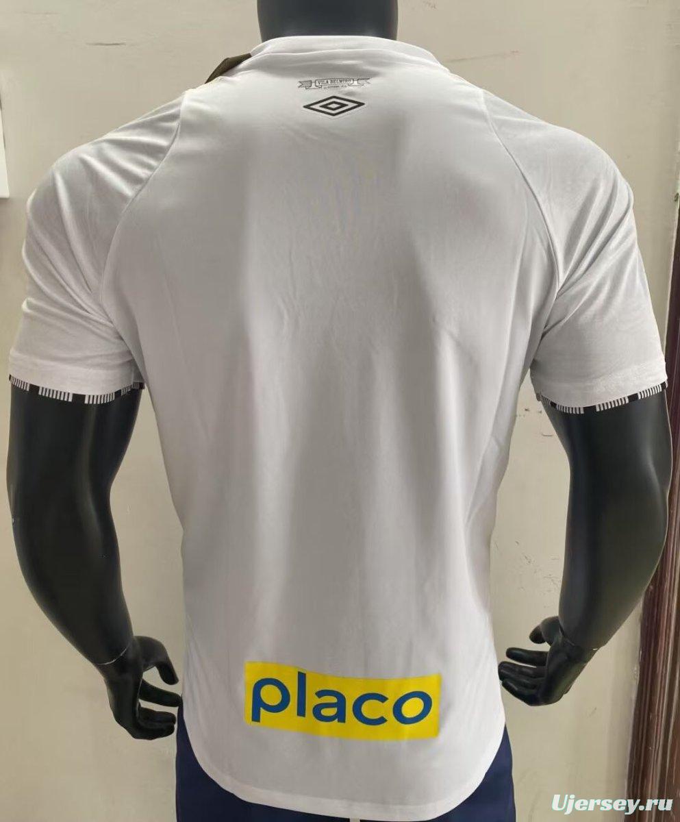 25/26 Santos Home Jersey With Full Sponsors