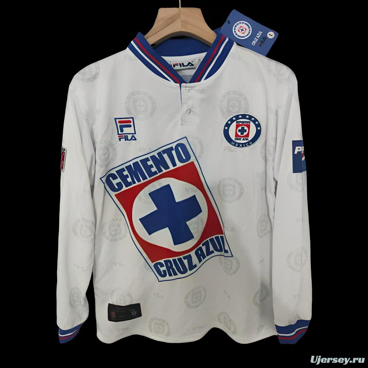 Retro 98/99 Cruz Azul Away Long Sleeve Jersey
