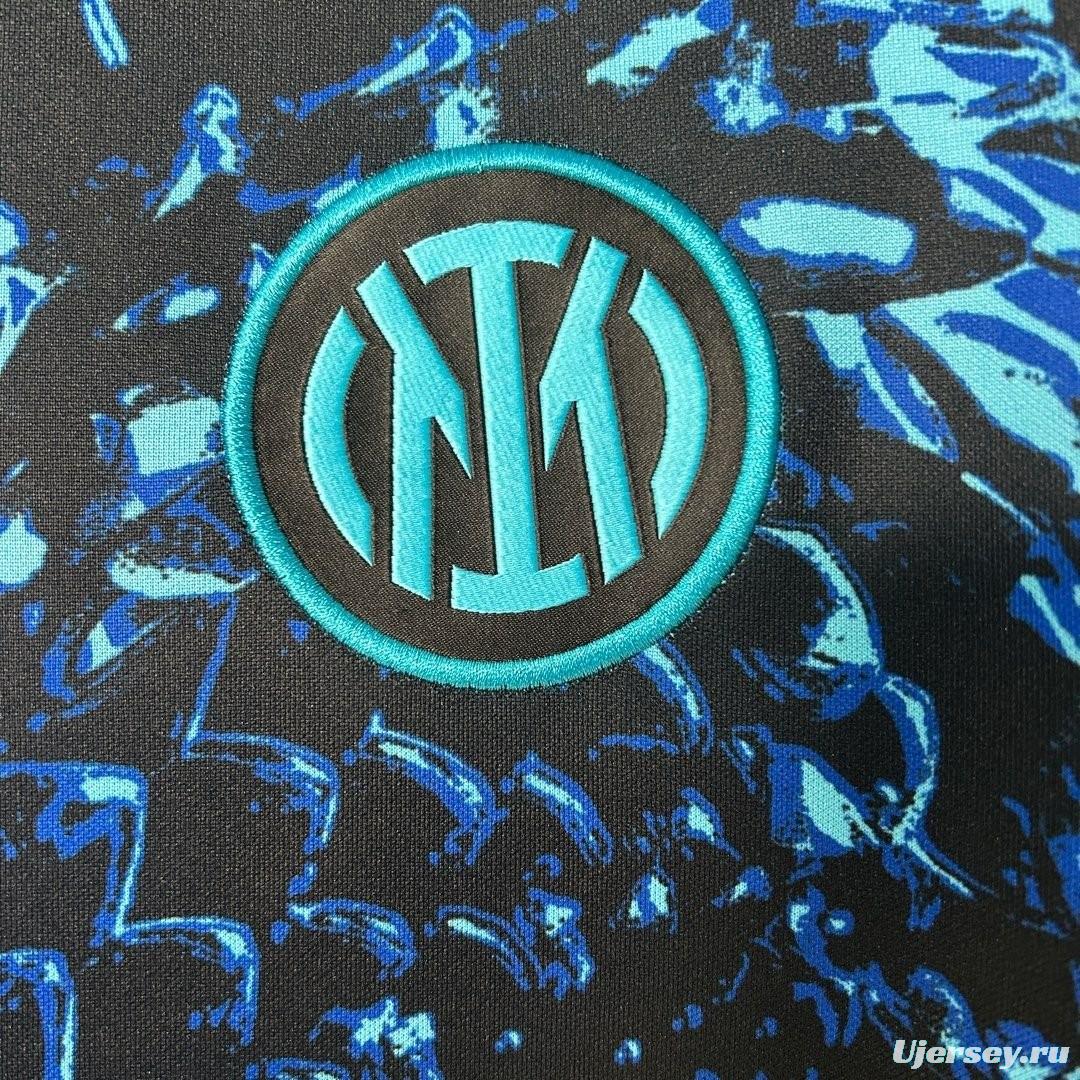 25/26 Inter Milan Black with Blue Snake Pattern Jersey