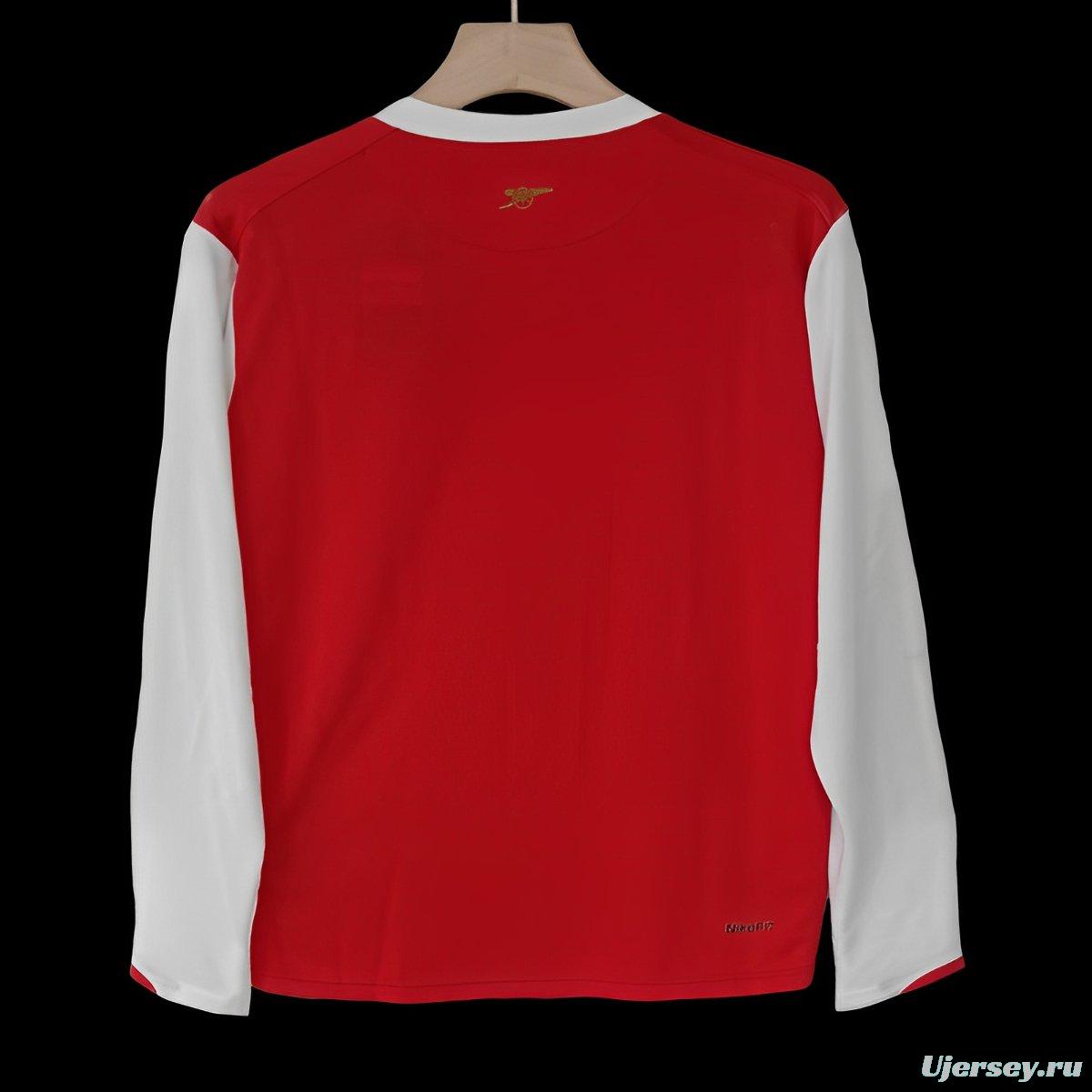 Retro 07/08 Arsenal Home Long Sleeve Jersey