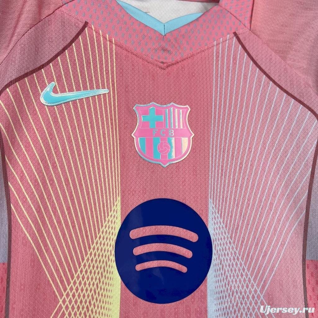 25/26 Kids Barcelona Pink Special Jersey