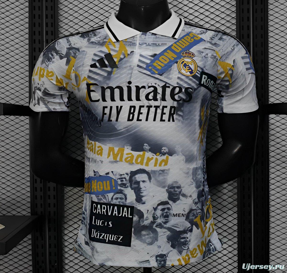 Player Version 25/26 Real Madrid Special Edition Commemorative Legendary Jersey