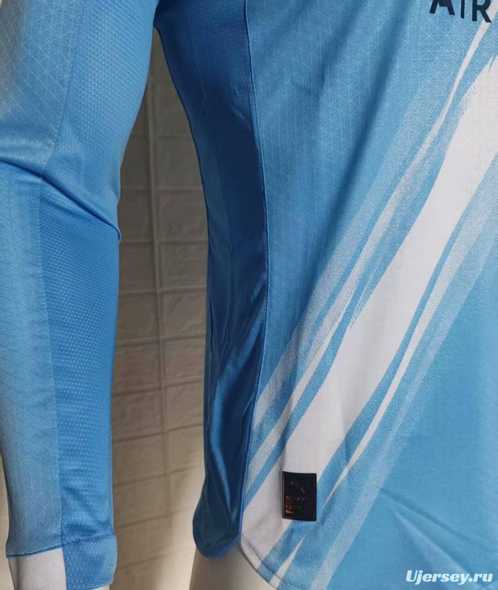 Player Version 25/26 Manchester City Home Long Sleeve Jersey