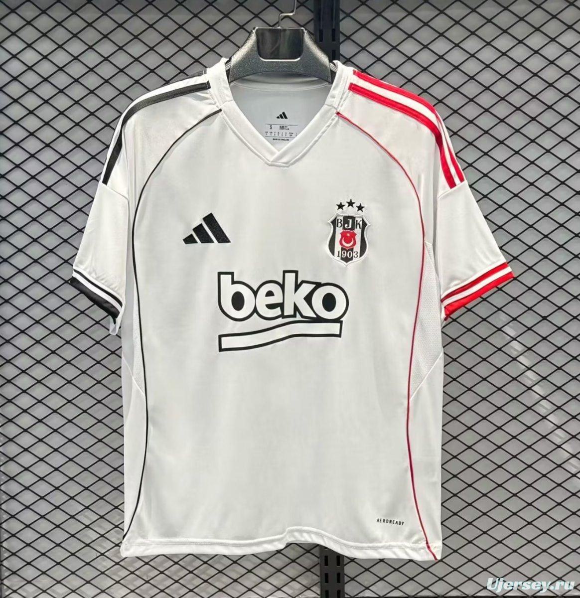 25/26 Besiktas Away White Jersey