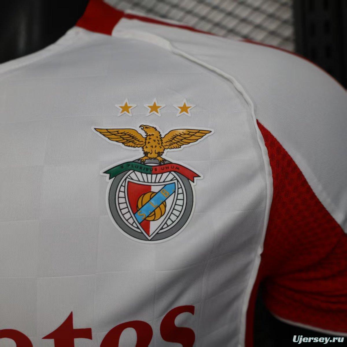 Player Version 25/26 Benfica Third WHITE Jersey