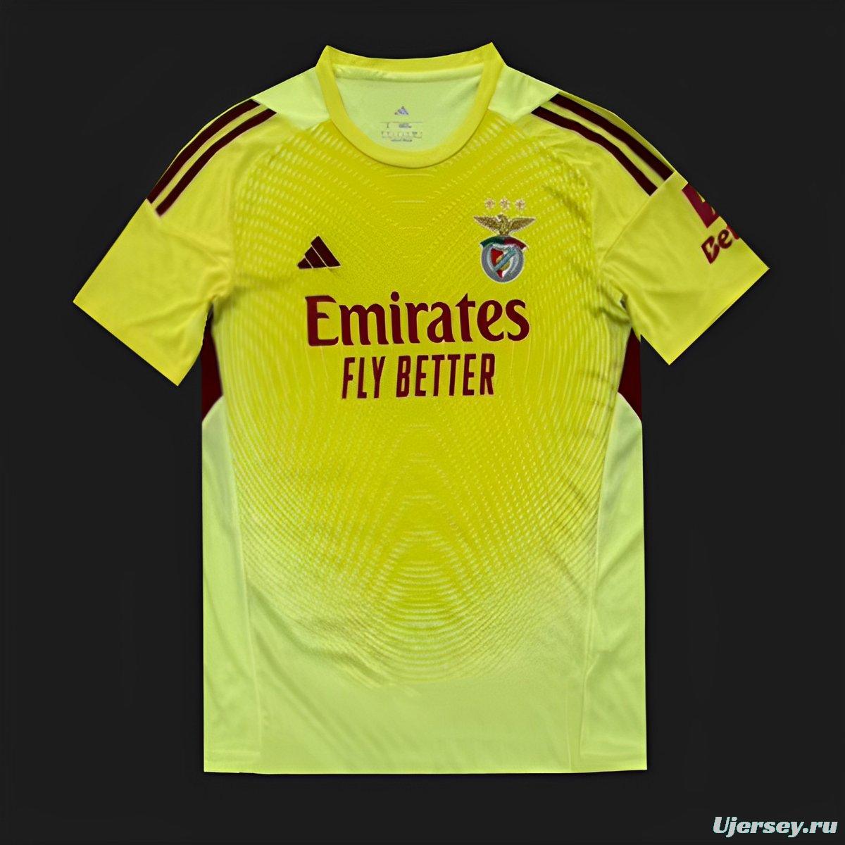 25/26 Benfica Yellow Goalkeeper Jersey