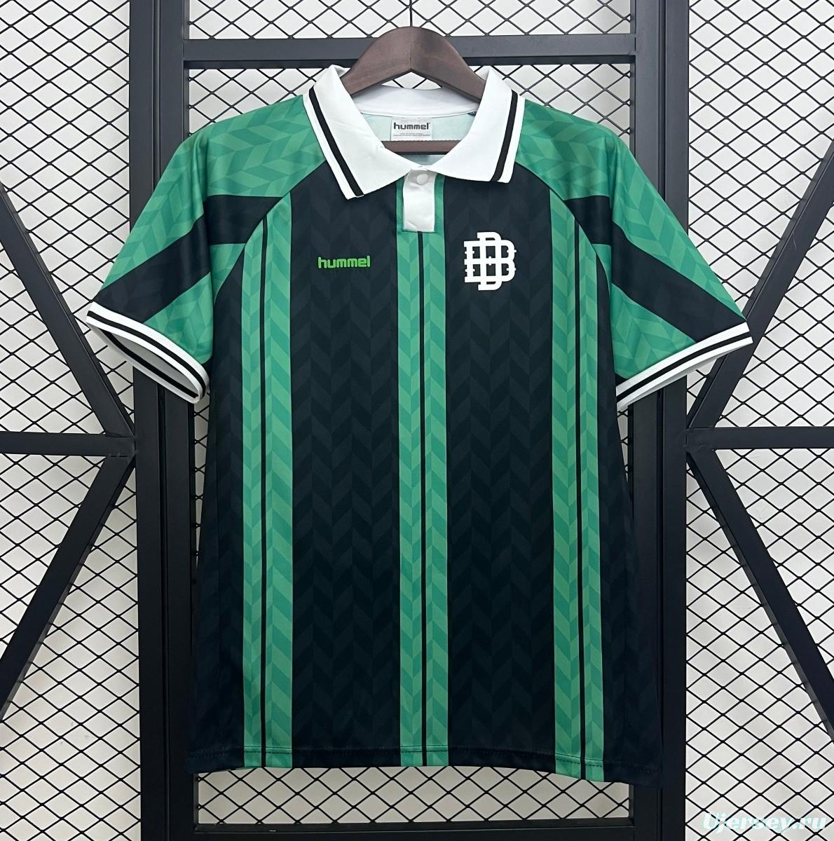 25/26 Real Betis Green with Black Vertical Stripes Jersey