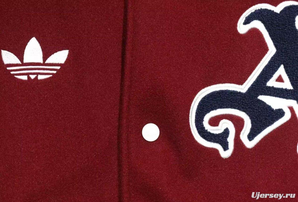 25/26 Adidas Originals xArsenal Wine Baseball VRCT Outdoor Jakcet