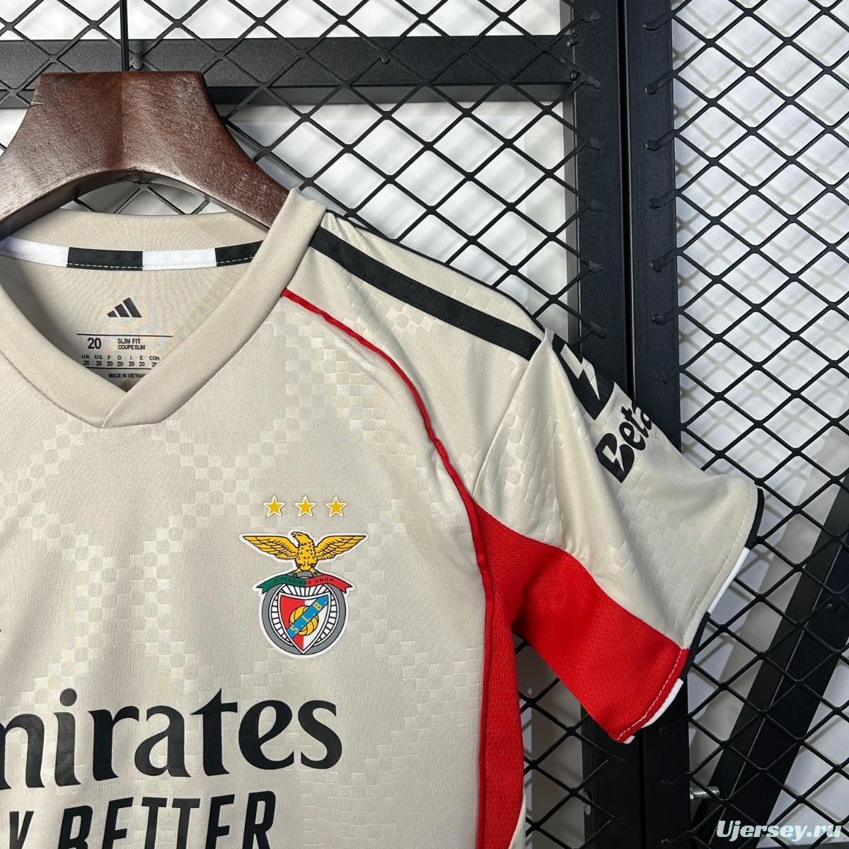 25/26 Kids Benfica Away Jersey