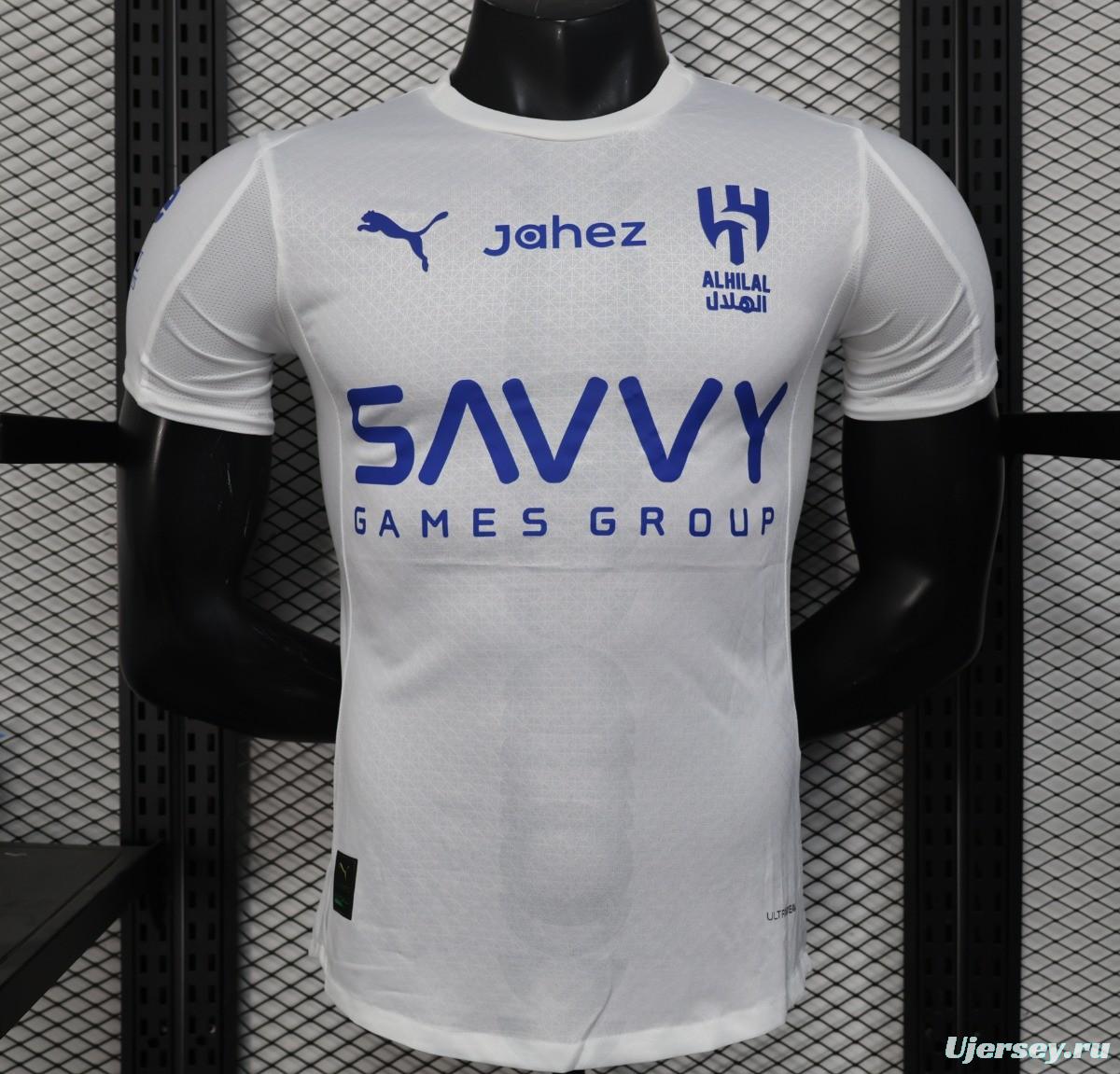 Player Version 25/26 Al-Hilal Away WHITE Jersey