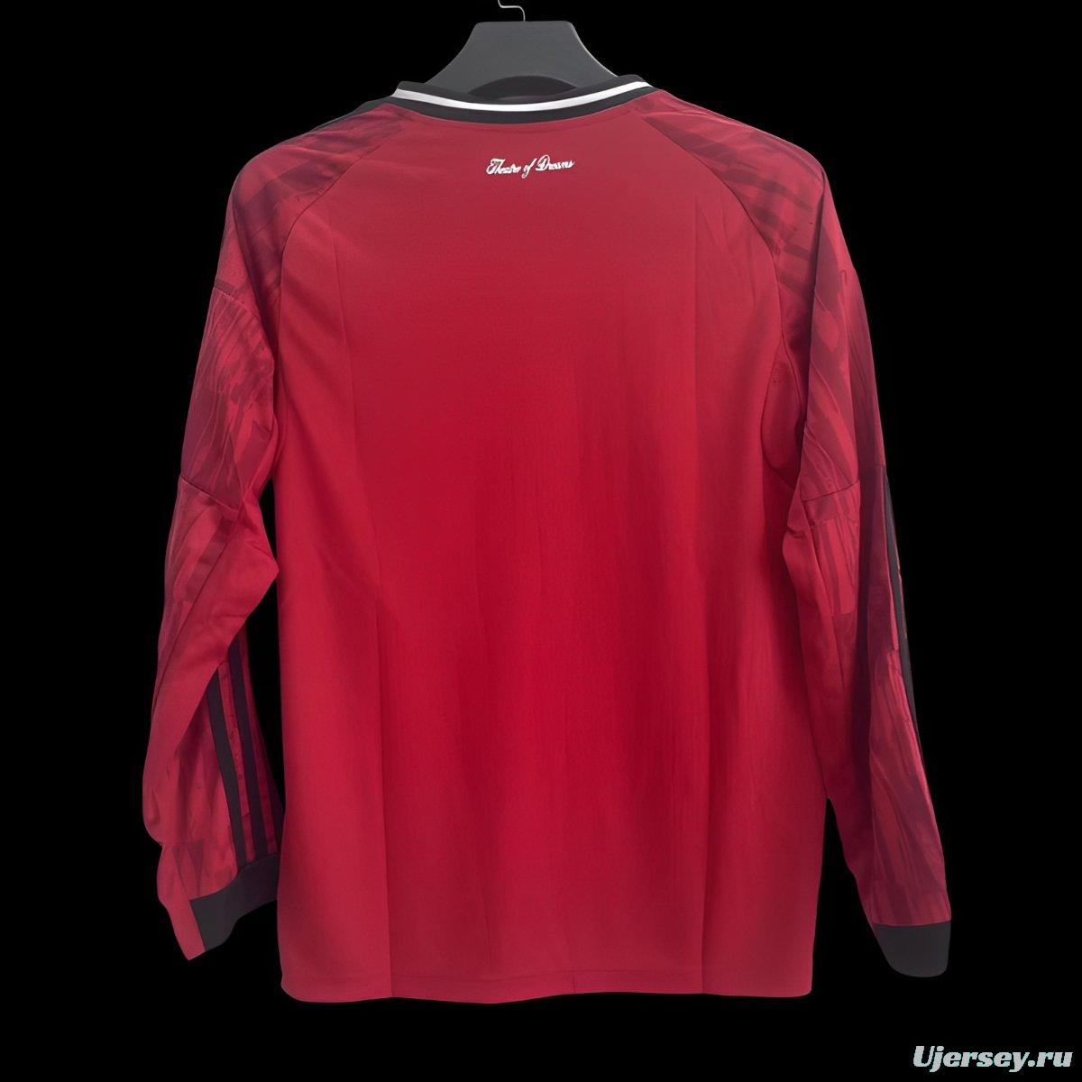 25/26 Manchester United Home Long Sleeve Jersey