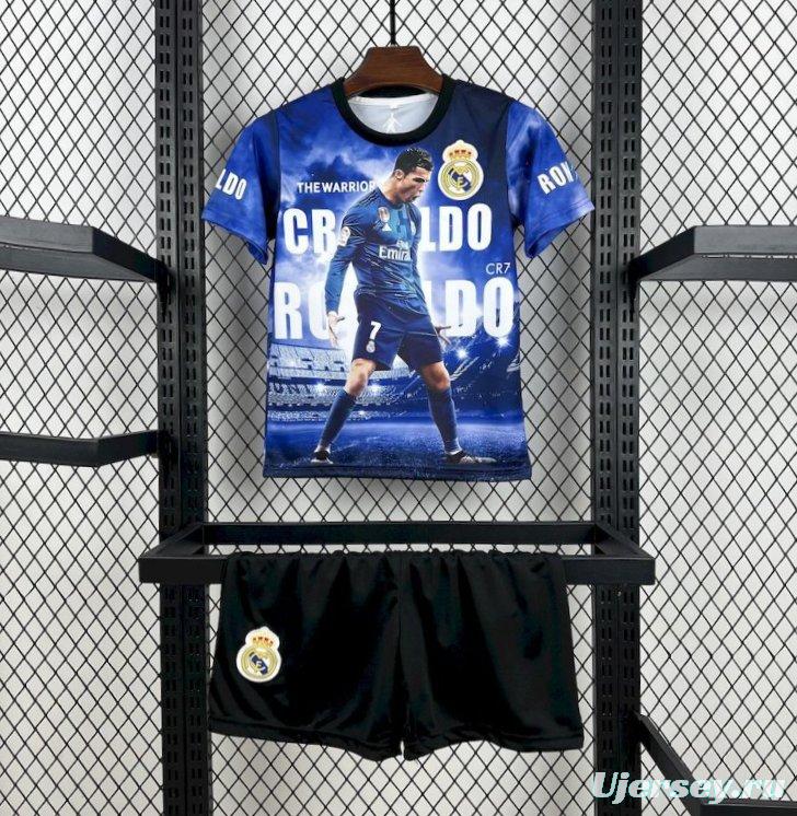 2025/26 Kids Cristiano Ronaldo Real Madrid Kit
