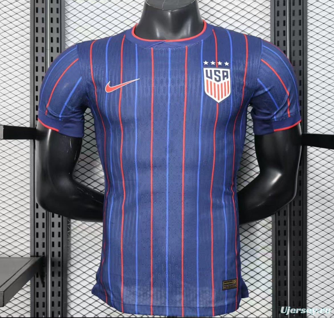 Player Version 2025 USA Away Jersey